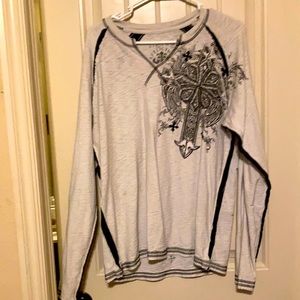 Affliction Sz L awesome shirt good condition
